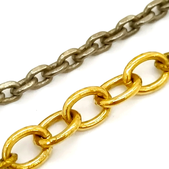 LV MIXED METAL LOGO CHAIN BRACELET - Picture 4 of 5